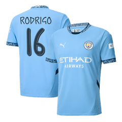 Manchester City RODRIGO #16 Home Jersey - UCL Edition