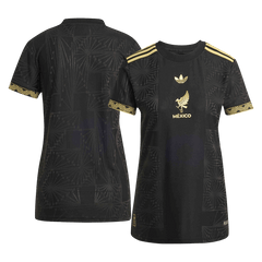 Women's Mexico Gold Soccer Jersey 2025 Black