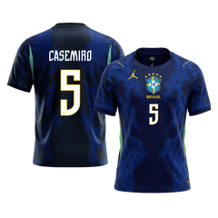 CASEMIRO #5 Brazil Away Soccer Jersey World Cup 2026 Navy
