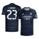 F.MENDY #23 Real Madrid Away Soccer Jersey 2025/26 Navy
