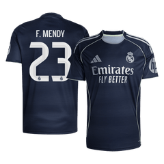 F.MENDY #23 Real Madrid Away Soccer Jersey 2025/26 Navy