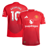 Maillot de football domicile authentique Manchester United RASHFORD #10 2024/25