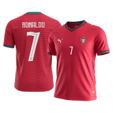 RONALDO#7 Portugal Home Soccer Jersey World Cup 2026 Red