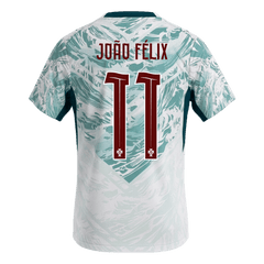 JOÃO FÉLIX #11 Portugal Away Soccer Jersey World Cup 2026 White&Green