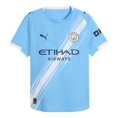 Maillot de football authentique Manchester City Domicile 2025/26 Bleu