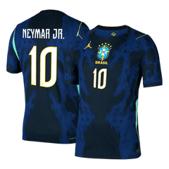 NEYMAR JR. #10 Player Version Brazil Away Soccer Jersey World Cup 2026 Navy