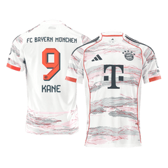Maillot de football extérieur Bayern Munich KANE #9 2025/26 Blanc