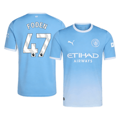 FODEN #47 Manchester City Home Soccer Jersey 26/27 Blue