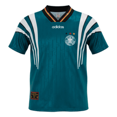 Retro 96/97 Germany Away Soccer Jersey Green