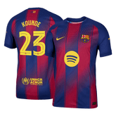 KOUNDE #23 Authentic Barcelona Home Soccer Jersey 2025/26 Red&Blue - UCL