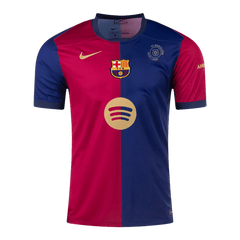 Maillot domicile du FC Barcelone 2024/25 – 125e anniversaire (logo Spotify sans texte)
