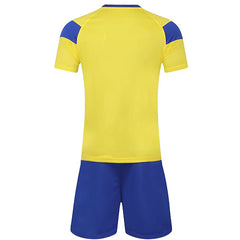 Maillot d'équipe personnalisable NK-761 (maillot + short) jaune