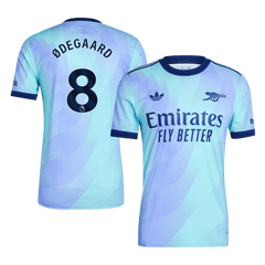 Arsenal ØDEGAARD #8 Third Away Soccer Jersey Authentic 2024/25