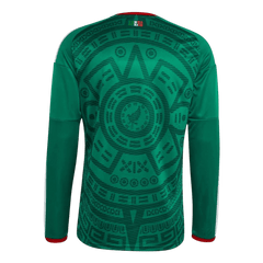 Mexico Home Long Sleeve Soccer Jersey World Cup 2026 Green
