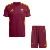 Roma Home Soccer Jersey Kit(Jersey+Shorts) 25/26 Red