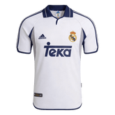 Men Retro Fan Version 2000/01 Real Mardid Home Soccer Jersey White