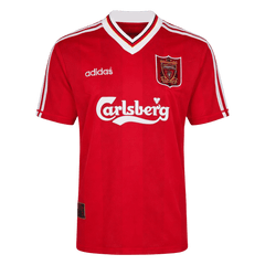 Retro 95/96 Liverpool Home Soccer Jersey Red