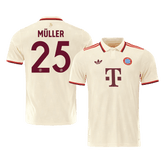 Bayern München MÜLLER #25 Drittes Auswärtstrikot Authentic 2024/25 - UCL Edition
