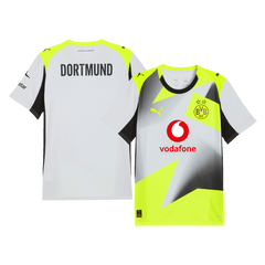 Borussia Dortmund Away Soccer Jersey 25/26 Gray