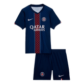 Kid's PSG Home Soccer Jersey Kit(Jersey+Shorts) 2025/26 Navy