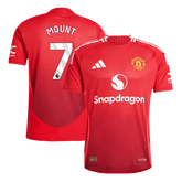 Maillot de football domicile authentique Manchester United MOUNT #7 2024/25