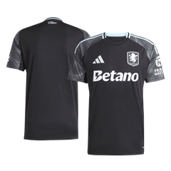 Aston Villa Away Soccer Jersey 25/26 Black