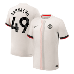 GARNACHO #49 Authentic Chelsea Away Soccer Jersey 2025/26 White
