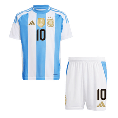 Maillot Argentine Messi #10 Junior Domicile 2024 (Maillot + Short)