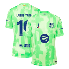 Barcelona LAMINE YAMAL #19 Third Away Jersey - UCL(Spotify Logo Without Text)