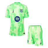 Barcelona Auswärtstrikot 2024/25 (Trikot + Shorts) – (Spotify-Logo ohne Text)