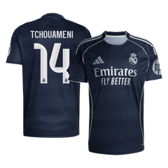 TCHOUAMENI #14 Real Madrid Away Soccer Jersey 2025/26 Navy
