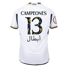 Campeones Supercopa Real Madrid CAMPEONES #13 Home Jersey Authentic 2023/24