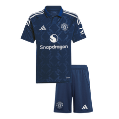 Manchester United Away Jersey Kit 2024/25 Kids(Jersey+Shorts)