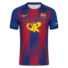 2025/26 Barcelona x Olivia Rodrigo Home Soccer Jersey Red&Blue Limited Edition