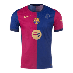 Authentisches Barcelona-Heimtrikot 2024/25 – 125. Jubiläum (Spotify-Logo ohne Text)