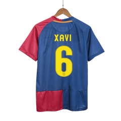 Maillot de football rétro domicile XAVI #6 de Barcelone 2008/09