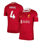 Liverpool VIRGIL #4 Home Soccer Jersey Authentic 2024/25