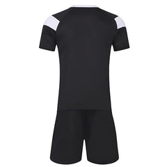 Maillot d'équipe personnalisable NK-761 (maillot + short) noir