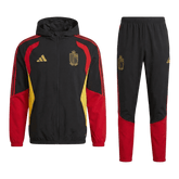Belgium Hoodie Training Tracksuit Kit(Top+Pants) 2026 Red&Black