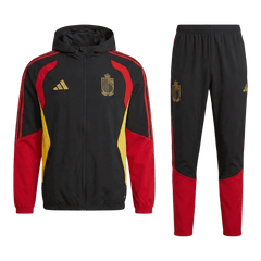 Belgium Hoodie Training Tracksuit Kit(Top+Pants) 2026 Red&Black