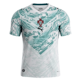 Portugal Away Soccer Jersey World Cup 2026 White&Green