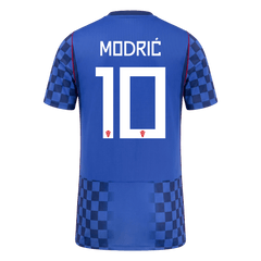 MODRIĆ #10 Croatia Away Soccer Jersey World Cup 2026 Blue