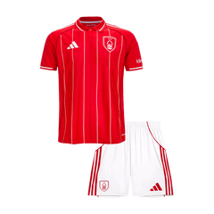 Kid's Nottingham Forest Home Jersey Kit(Jersey+Shorts) 25/26 Red