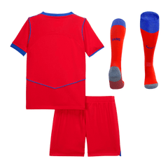 Kid's PSG Third Soccer Jersey Kit(Jersey+Shorts+Socks) 25/26 Red