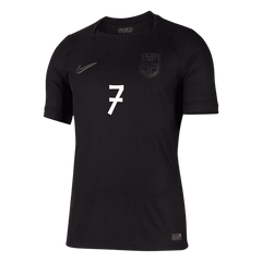 SØRLOTH #7 Player Version Norway Away Soccer Jersey World Cup 2026 Black
