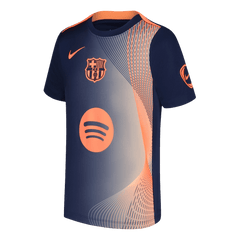 25/26 Club Barcelona Pe-Match Soccer Jersey Orange&Black