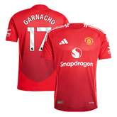 Maillot de football domicile authentique Manchester United GARNACHO #17 2024/25