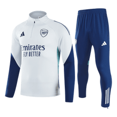 Arsenal Zipper Sweatshirt Kit(Top+Pants) 25/26 White