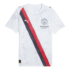 MARMOUSH #7 Manchester City KidSuper Soccer Jersey 2025/26 White - Club World Cup