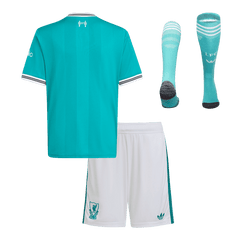 Kid's Liverpool Third Kit(Jersey+Shorts+Socks) 25/26 Green
